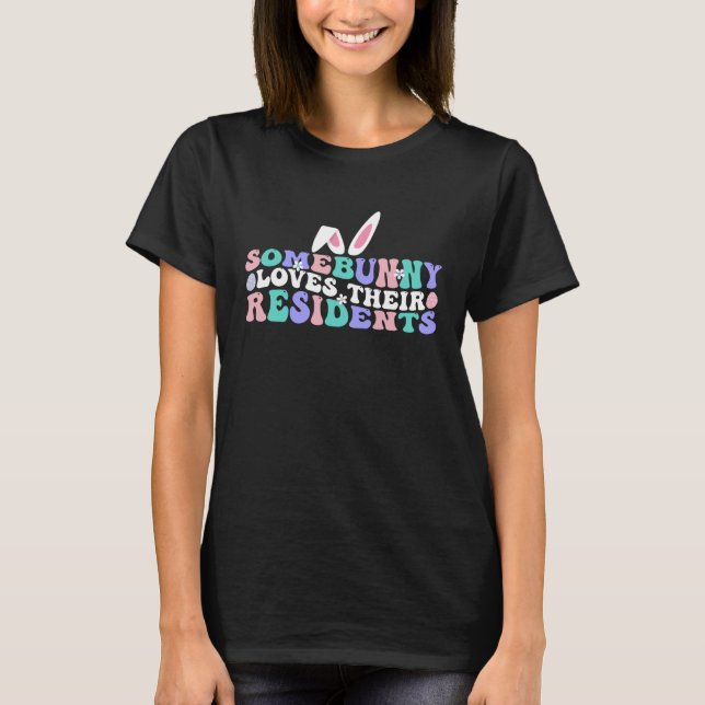 T-shirt Cute Easter Egg Bunny Nursing Home Care Center Nur (Devant)