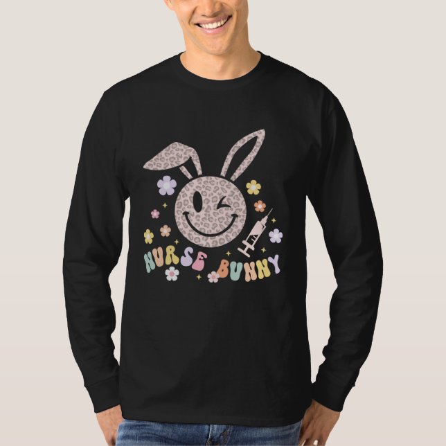 T-shirt Cute Easter Nurse  Bunny Ears Happy Easter Eggs Ou (Devant)