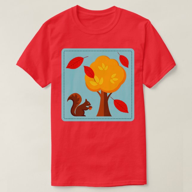 T-shirt Cute écureuil (Design devant)