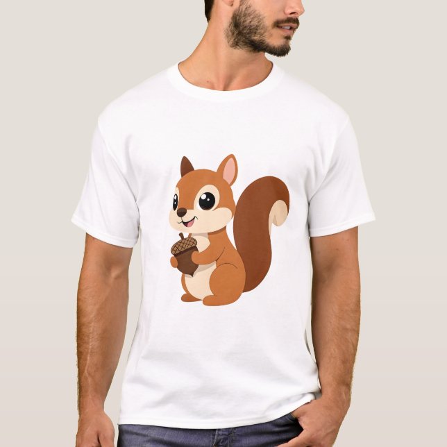 T-shirt Cute écureuil (Devant)
