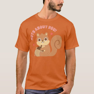 T-shirt Cute Écureuil Nuages À propos de vous Love Pun