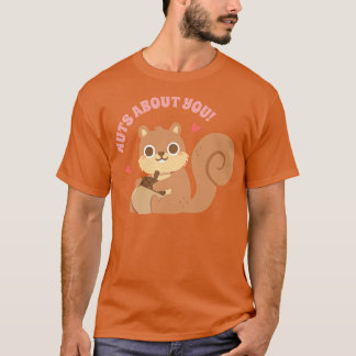 T-shirt Cute Écureuil Nuages À propos de vous Love Pun