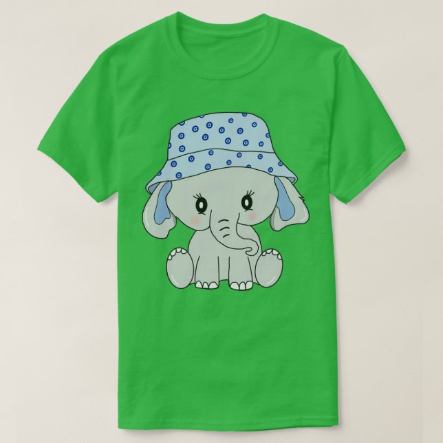 T-shirt cute elephant evil eye sticker 1 (Design devant)