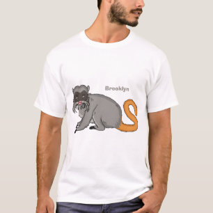 T-shirt Cute Emperor Tamarin illustration