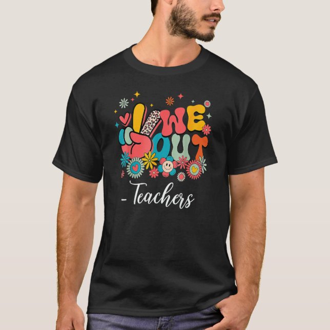 T-shirt Cute End Of School Year Teacher Summer Bruh We Out (Devant)