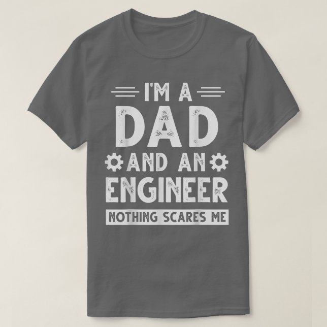 T-shirt Cute Engineer Dad Men Father's Day Mechanical Engi (Design devant)