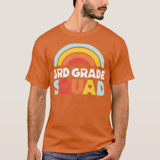 T-shirt Cute Enseignant 3e classe Escadron avec Retro Rai