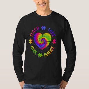 T-shirt Cute Faith Hope Amour Sensibilisation sur l'autism