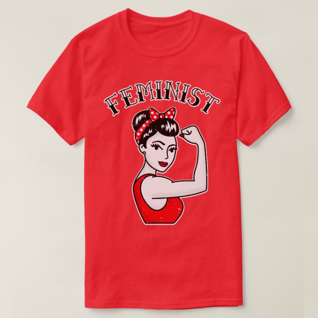 T-shirt Cute féministe Latina Rosie le tatouage du Riveter (Design devant)