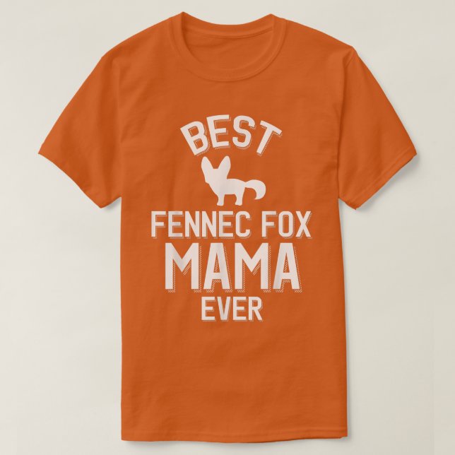 T-shirt Cute Fennec Fo Parent Meilleure Fennec Fo Mama Jam (Design devant)
