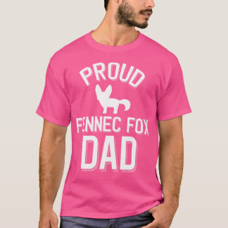 T-shirt Cute Fennec Fox Papa Fière Fennec Fox Papa