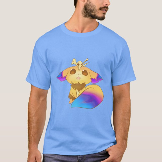 T-shirt Cute Feral Little Fox (Devant)
