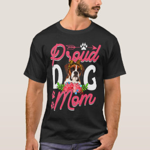 T-shirt Cute Fière Boxer Chien Maman Fantastique Fête des
