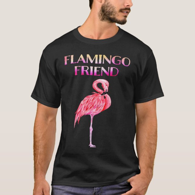 T-shirt Cute Flamingo Friend Awesome Christmas  T (Devant)