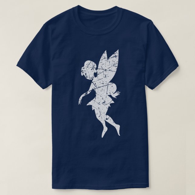 T-shirt Cute Flying Fairy Funny Imaginaires Fées déçues (Design devant)