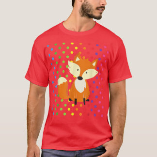 T-shirt CUTE FOX Cadeaux Kawaii Fo Stuff Pour Filles Adora
