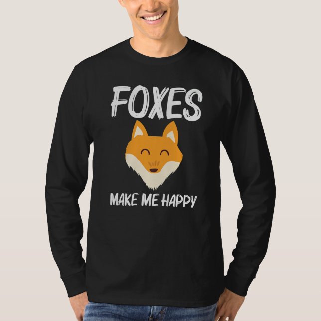 T-shirt Cute Fox For Men Women Mammal Animal Pet Owners (Devant)