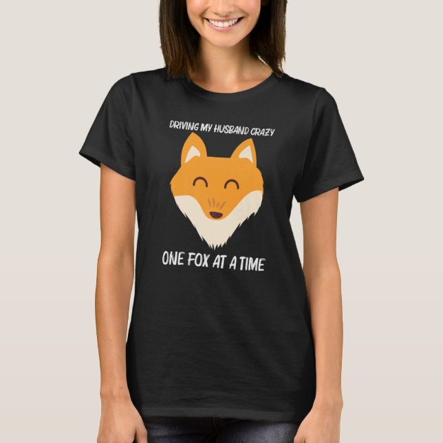 T-shirt Cute Fox Pour Femmes Maman Mammifère Animal Animau (Devant)