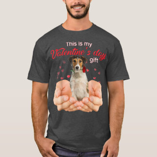 T-shirt Cute Fox Terrier This Is My Valentine's Day Pajama