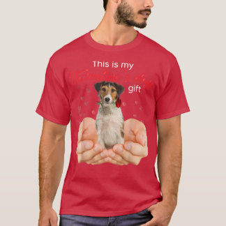 T-shirt Cute Fox Terrier This Is My Valentine's Day Pajama