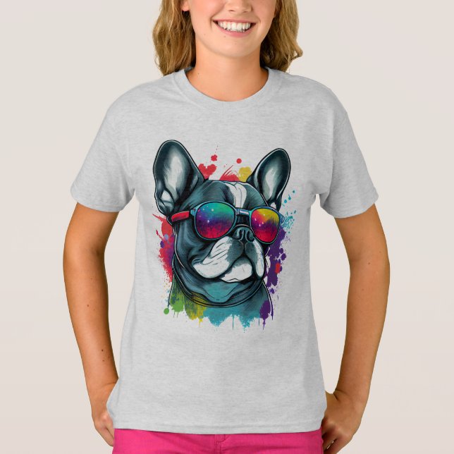 T-shirt Cute Frenchie Dog (Devant)