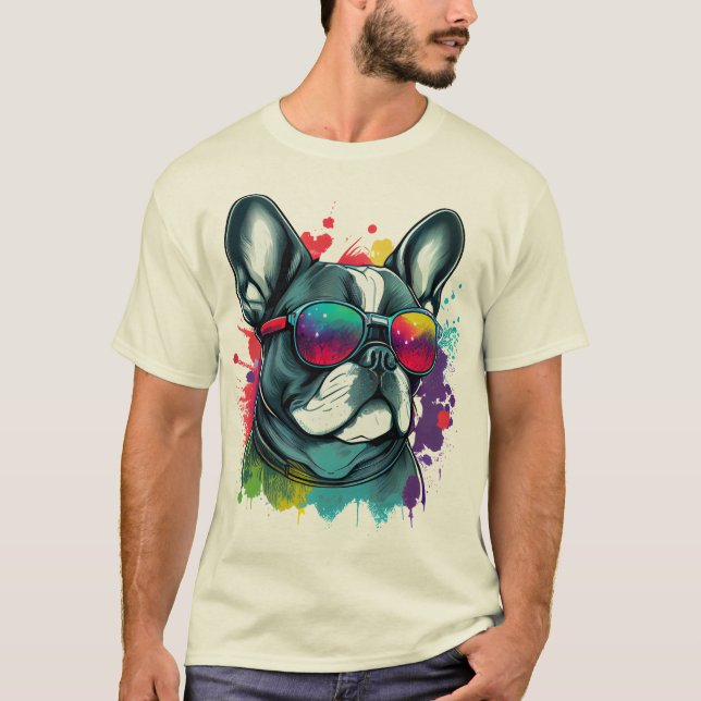 T-shirt Cute Frenchie Dog (Devant)