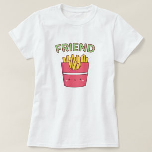 T-shirt Cute Friend Fries qui correspond le meilleur ami