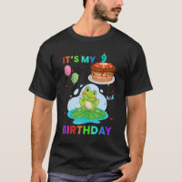 Cute Frog 1er Anniversaire Grenouilles Graphique a