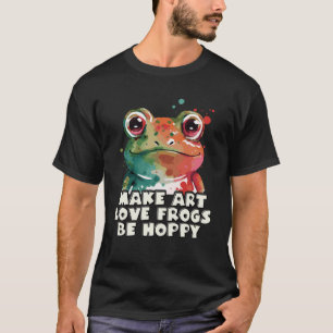 T-shirt Cute Frog Happy Pun