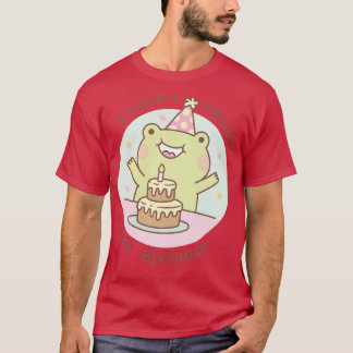T-shirt Cute Frog N'A Pas Froid Votre Jeu D'Anniversaire