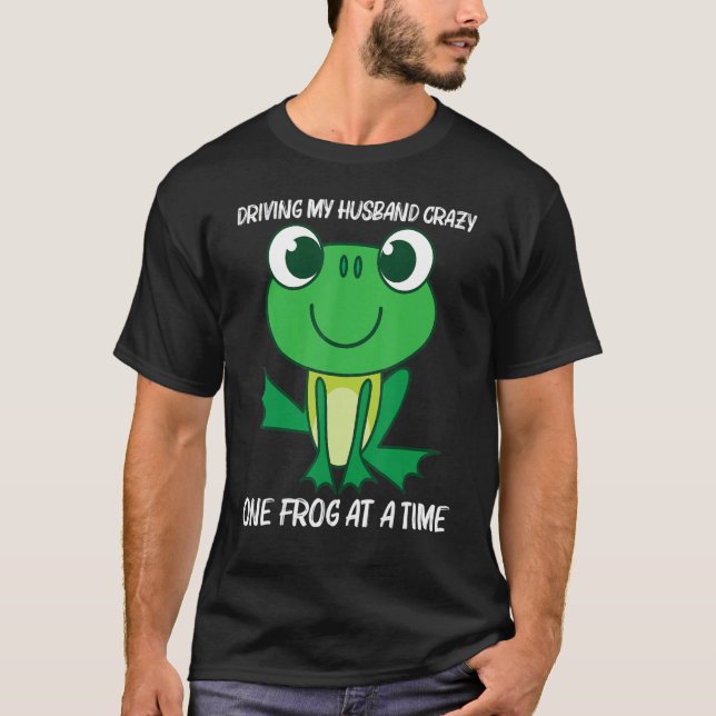T-shirt Cute Frog Pour Femmes Maman Forêt Zoo Animaux Anim (Devant)