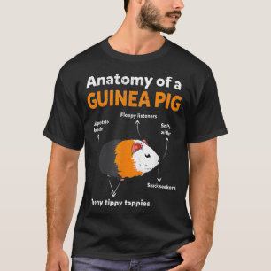 T-shirt Cute Funny Animal Guinéen Cochon Propriétaire Ca
