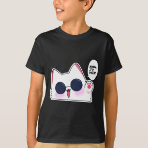T-shirt Cute Funny Chat Funny Anime meme Nah Je gagnerais