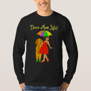 T-shirt Cute Funny Décontracté Dachshund Chien Marcher nou