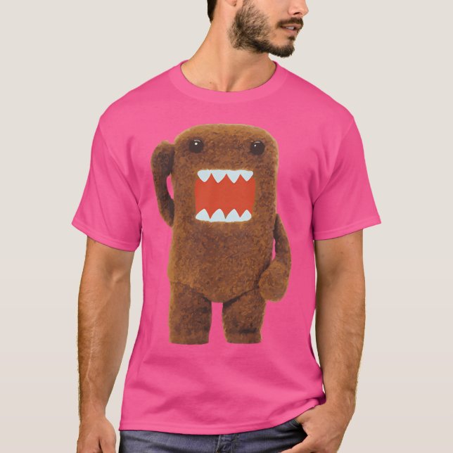 T-shirt Cute Fuzzy Domo Kun (Devant)