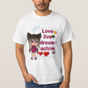 T-shirt Cute Gacha Fille amour