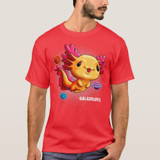 T-shirt Cute Galaxolotl Kawaii Space Axolotl Cadeau Galaxy