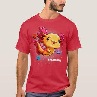T-shirt Cute Galaxolotl Kawaii Space Axolotl Cadeau Galaxy