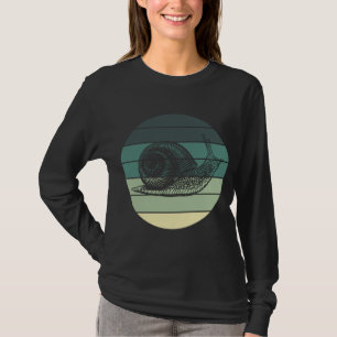 T-shirt Cute Garden Animal Retro Snail