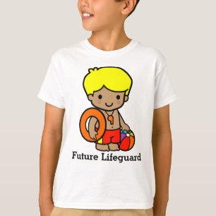 T-shirt Cute Gardien avec Lifesaver et Beach ball