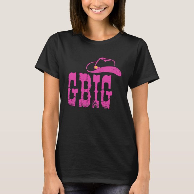 T-shirt Cute Gbig  Family Matching Gbig Big Little Sororit (Devant)