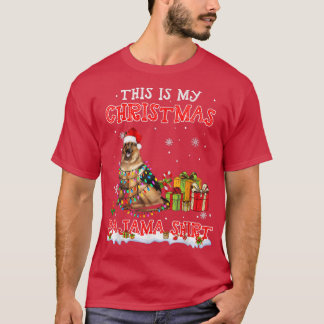 T-shirt Cute German Shepherd On Snow Christmas Pajama