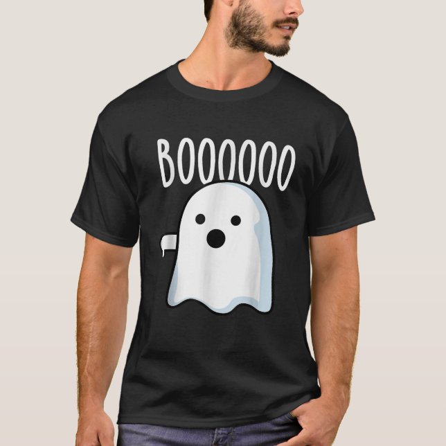 T-shirt Cute Ghost Boo Pouces Down Ghost Funny Halloween C (Devant)