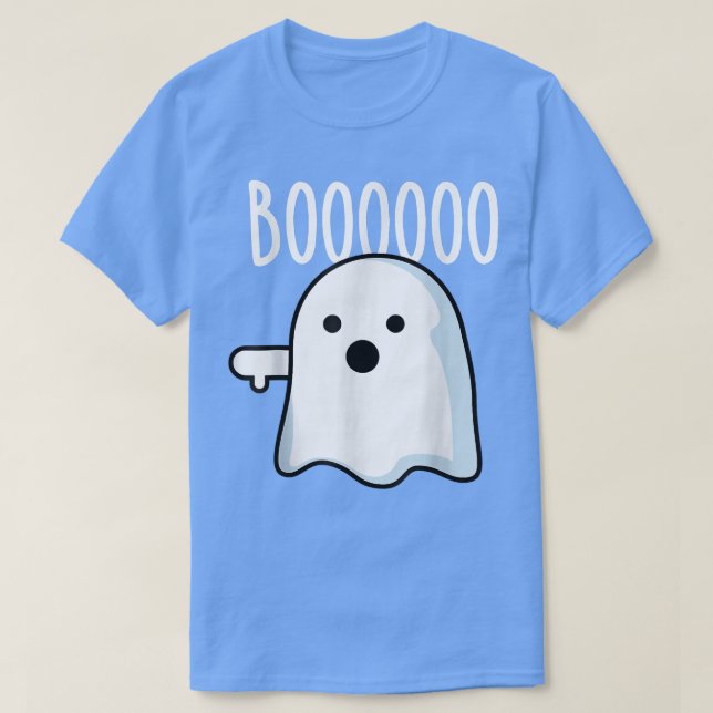 T-shirt Cute Ghost Boo Pouces Down Ghost Funny Halloween C (Design devant)