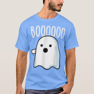 T-shirt Cute Ghost Boo Pouces Down Ghost Funny Halloween C