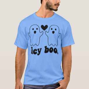 T-shirt Cute Ghost Halloween Hey Boo Funny Halloween 1417