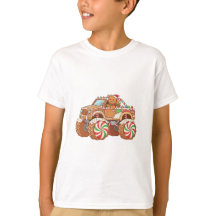 Cute Gingerbread Candy Monster Truck – Festive Hol