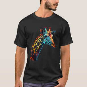 T-shirt Cute Giraffe Hommes Femmes Enfants