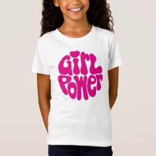 T-Shirt Cute Girl Power with Heart
