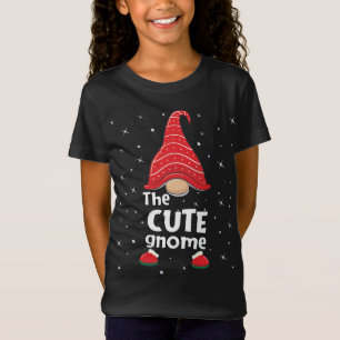 T-Shirt Cute Gnome Famille Correspondant Noël Funny Cadeau